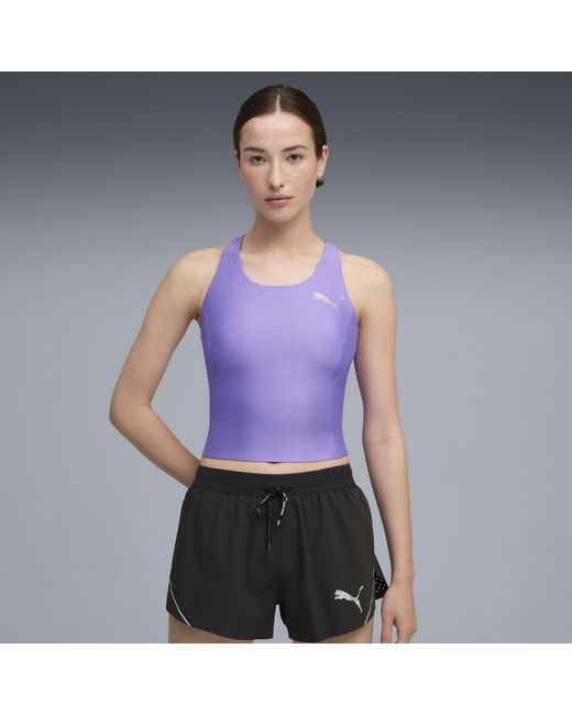 PUMA Purple Raceday Ultraform Running Crop-Top Damen, Sport, Dark Amethyst