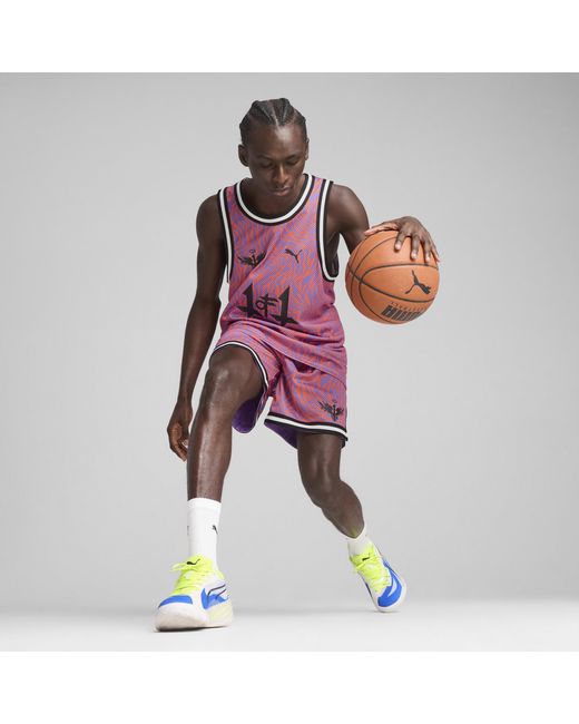 PUMA Melo X Neymar Jr Basketballshorts Herren in Purple für Herren