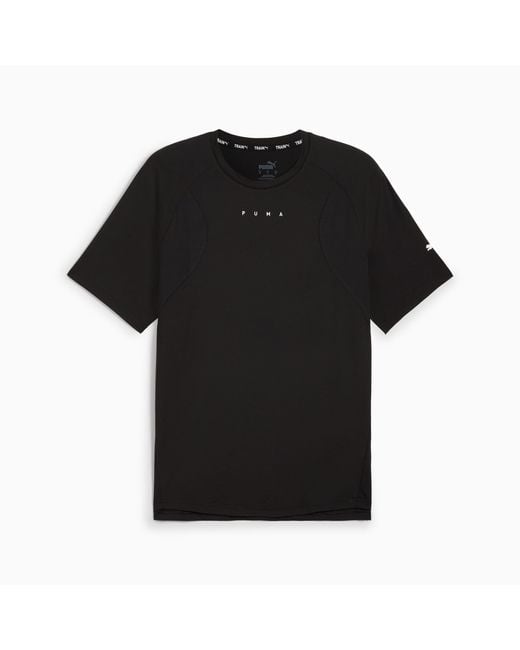 PUMA Black Cloudspun Soft Breathable T-Shirt for men