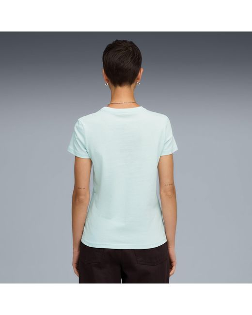 PUMA Ess Elevated T-shirt in het Gray