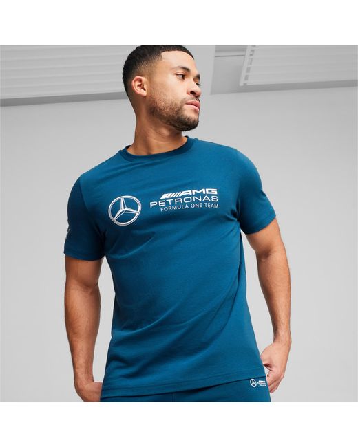Camiseta Mercedes Amg Petronas Motorsport Ess Logo PUMA de hombre de color Blue
