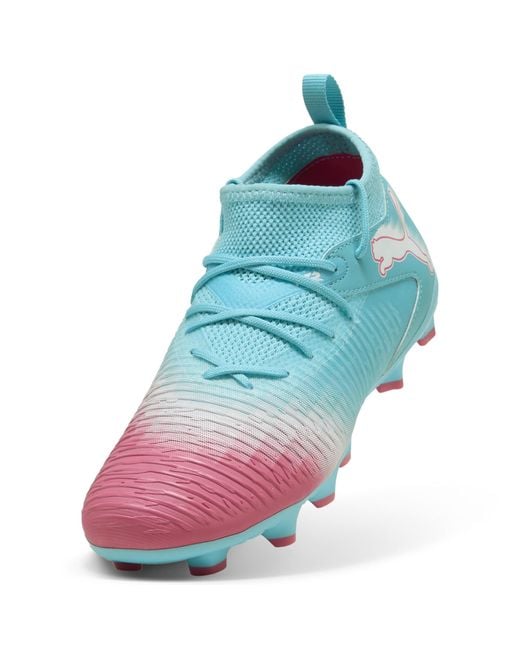 PUMA Blue Future 8 Match Re-Charge Fg/Ag Fußballschuhe Teenager, Schuhe, Hero/Weiß/Sunset Rosa