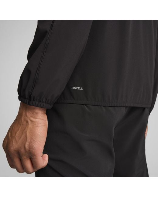 PUMA Black Training Woven Jacket for men