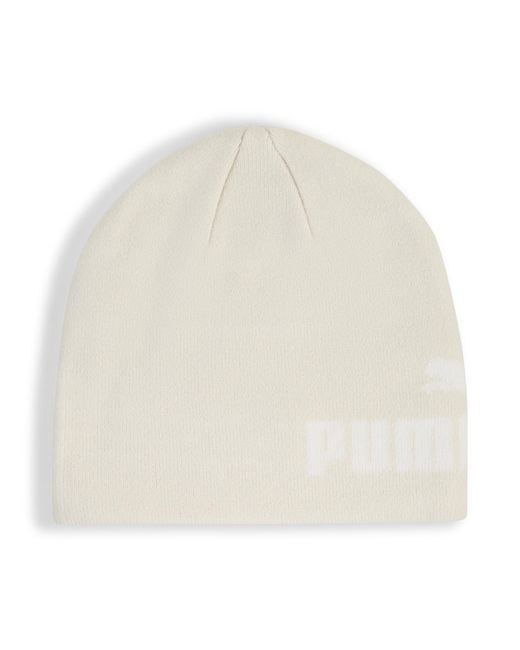 PUMA Essentials Beani Met Middelhoge Kroon Zonder Boord in het White