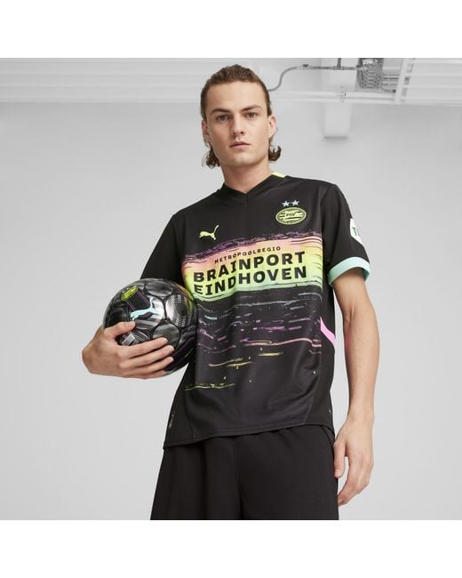 PUMA Psv Eindhoven 24/25 Uitshirt Voor in het Black voor heren