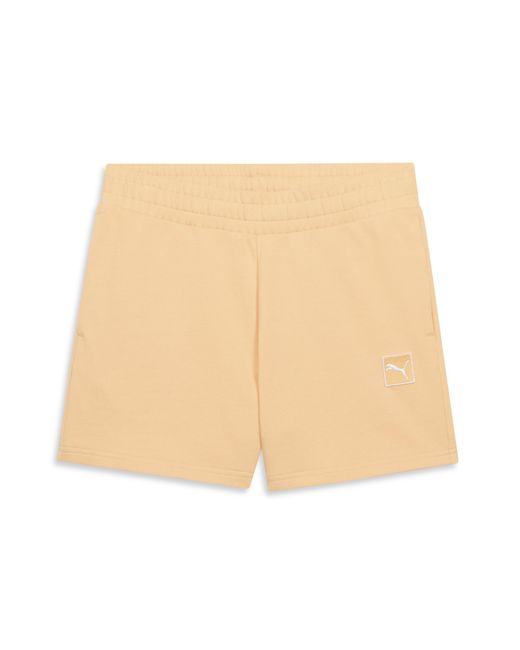 PUMA Natural Elevated Essentials 5" Mid-Rise Shorts