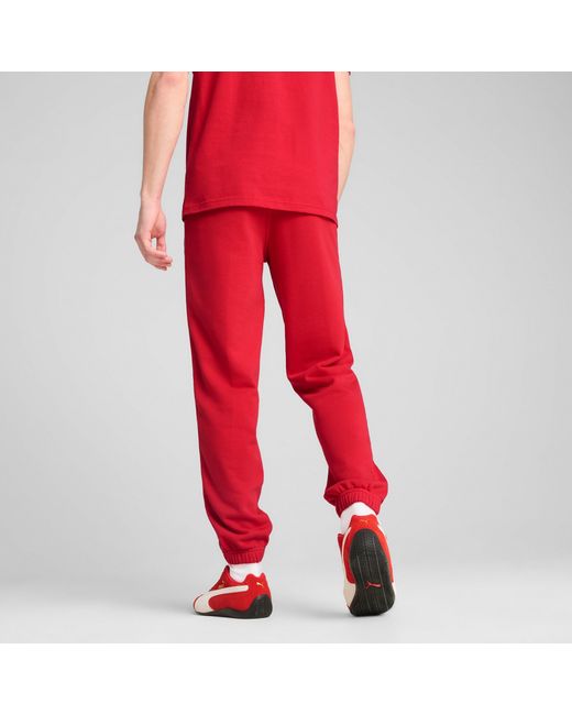 PUMA Red Scuderia Ferrari Hp Race Sweatpants for men