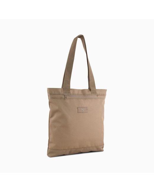 PUMA Brown Essentials Tote Bag