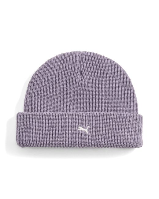 PUMA Purple Mmq Low Crown Beanie Hat