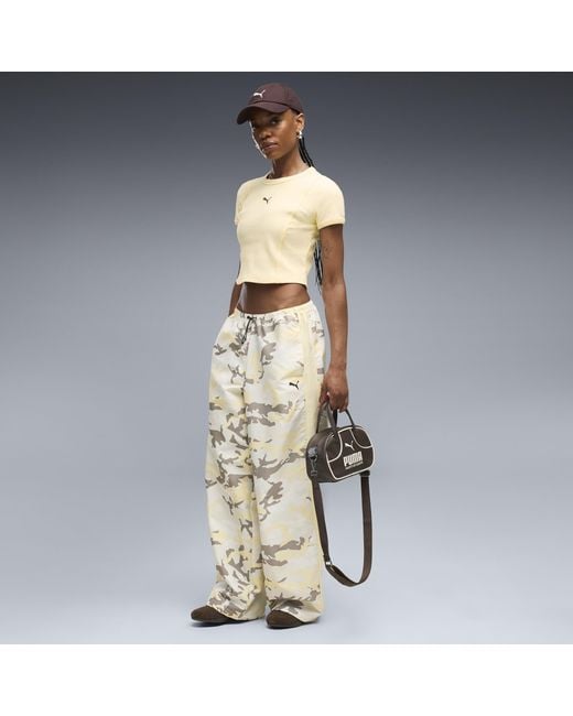 PUMA Natural Street Glam Relaxed Camo Pants