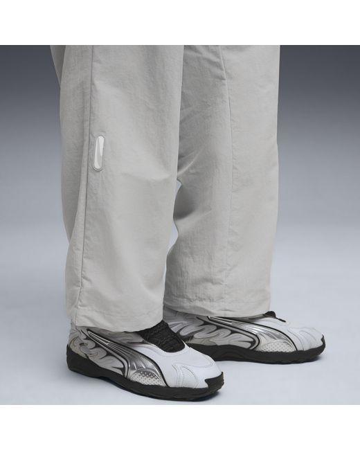 PUMA Tech Relaxed Trainingshose Herren, Echo/Weiß in Gray für Herren