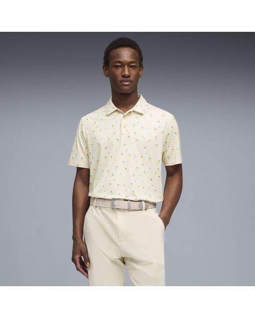 PUMA Natural X Arnold Palmer Cloudspun Lemon Polo for men