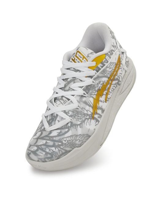 Scarpe Da Basket Stewie 4 Harry Potter Da Donna, Scarpe, Bianco/Verde Terrain di PUMA in Metallic