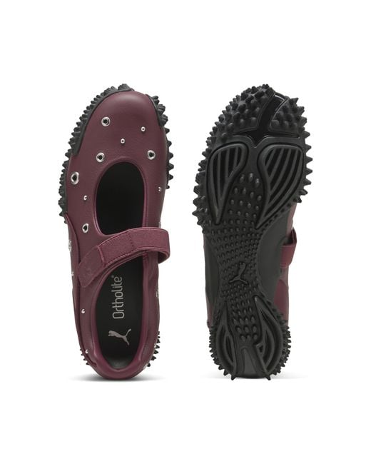 PUMA Red Mostro Fey Studs Schuhe Damen, Schuhe, Dark Jasper/Schwarz