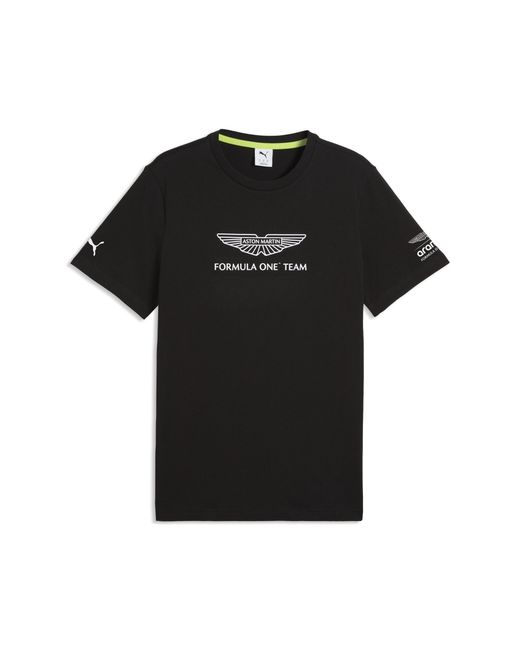 PUMA Black X Aston Martin Aramco F1 Team Essentials T-Shirt for men