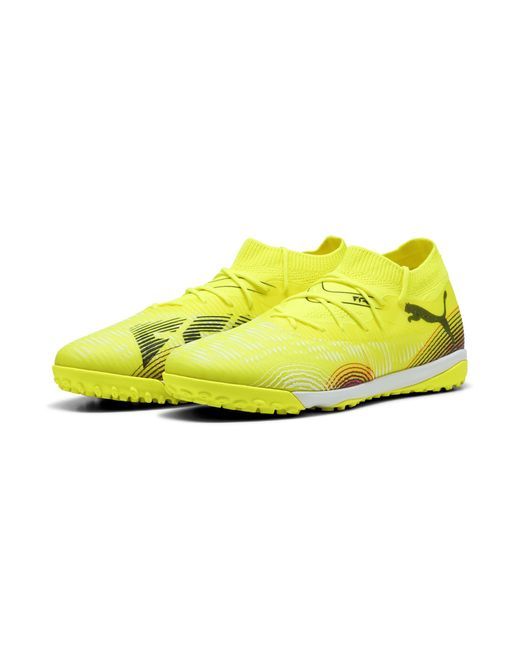 PUMA Yellow Future 8 Match Tt Fußballschuhe Schuhe, Alert/Schwarz/Sun Struck
