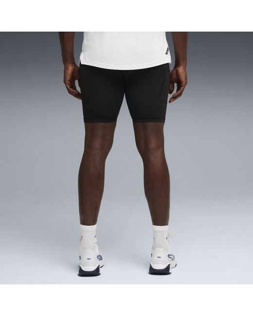PUMA Black Pwrmode Training Base Layer Short Tight for men