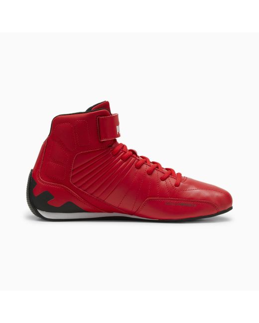 Puma ferrari mens high tops shoes white sale red
