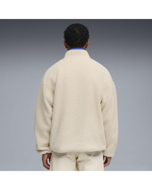 PUMA Hybrid Sherpa Wendbare Jacke Herren, Kleidung, Alpine Snow in Blue für Herren