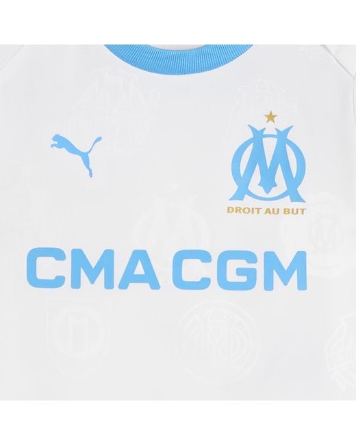 PUMA Blue Olympique De Marseille 25/26 Home Babykit Toddler, Kleidung, /Azure