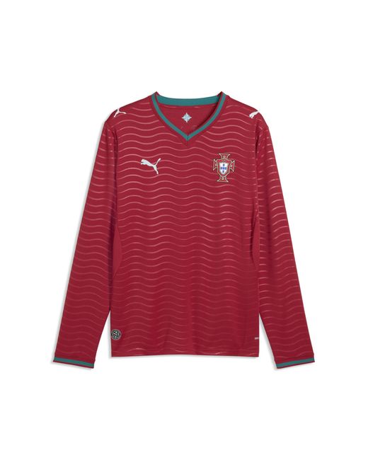 PUMA Red Portugal Long Sleeve Home Jersey for men
