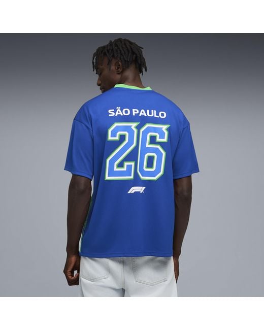 PUMA Blue F1Â Brazil Relaxed Jersey Shoes for men