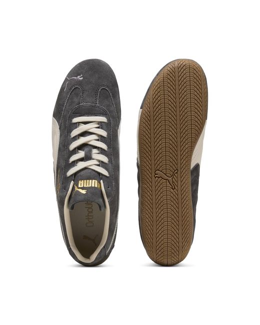 PUMA Black Speedcat Faded Sneakers Schuhe, Cast Iron/Alpine Snow