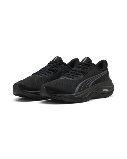 PUMA Black Electrify Nitro 5 Running Shoes for men