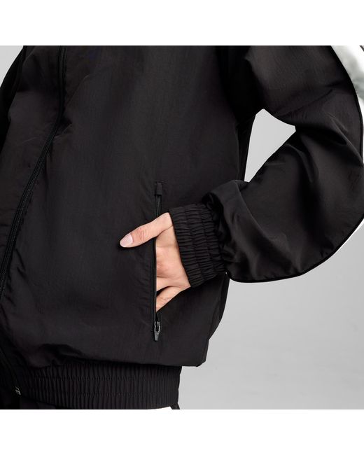 PUMA T7 Oversized Trainingsjack Voor in het Black