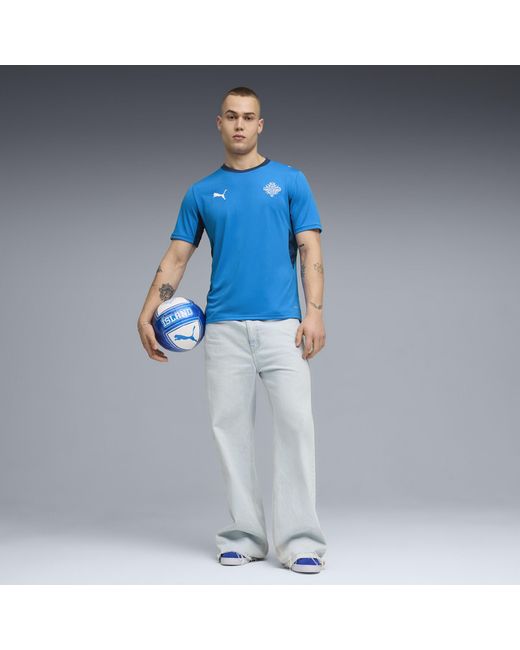 PUMA Blue Iceland National Team 2026 Home Replica Jersey for men