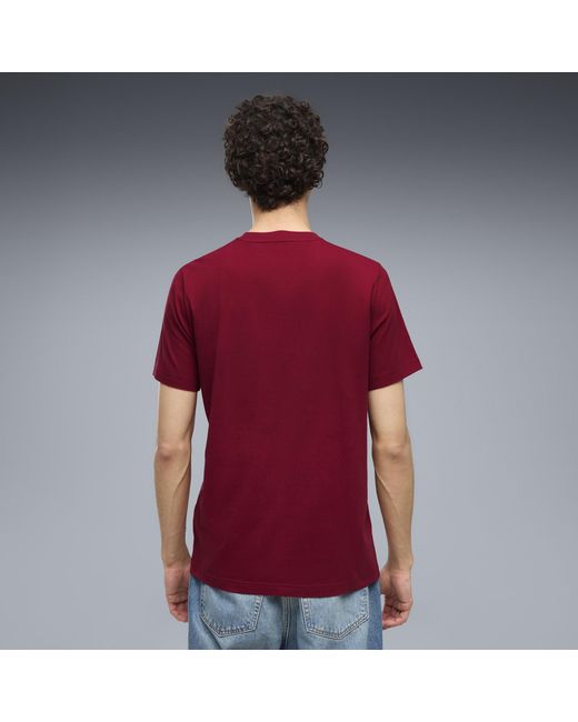 PUMA Red Essentials Small No.1 Logo T-Shirt for men