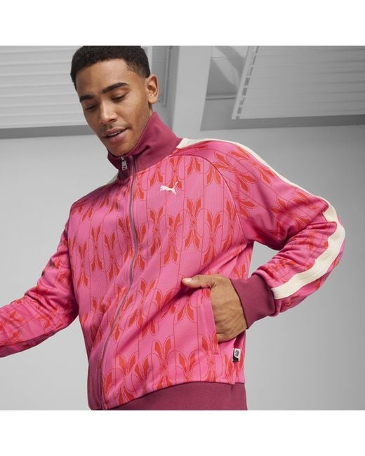 Giacca Da Corsa Neverworn V T7 Da Uomo, Abbigliamento, Blossom di PUMA in Pink da Uomo