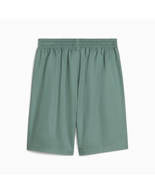 PUMA Super Geweven Short in het Green