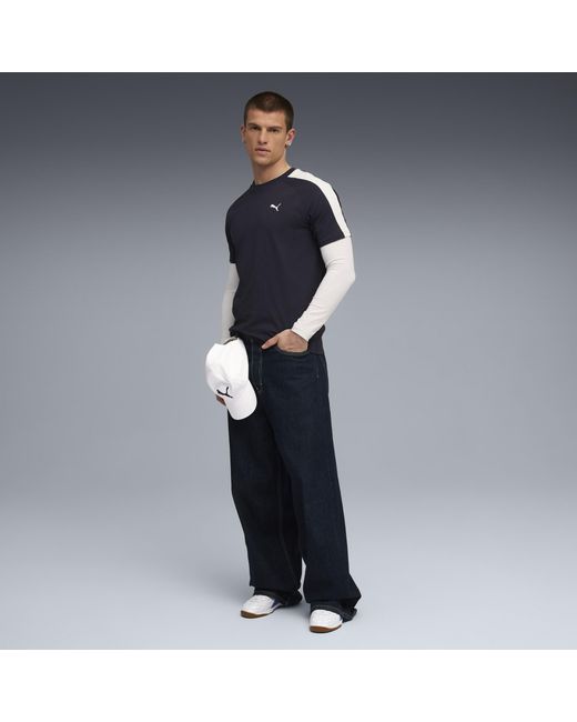 PUMA Blue T7 T-Shirt for men