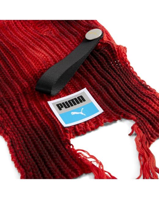 PUMA Red A$Ap Rocky X Knitted Balaclava for men