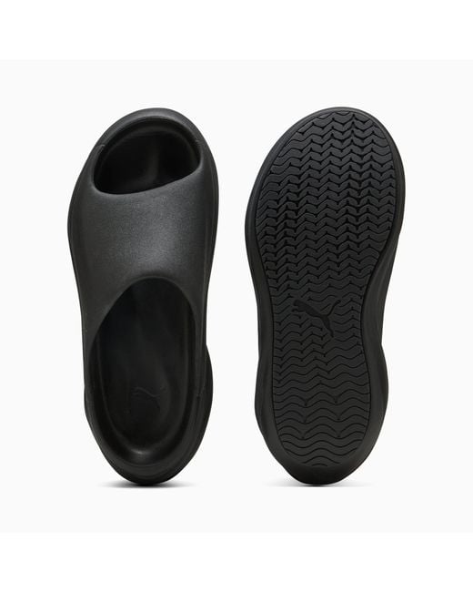PUMA Black Unwind Nitrocat Slides