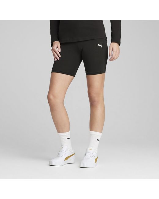 PUMA Black Ess 7" Short Tights