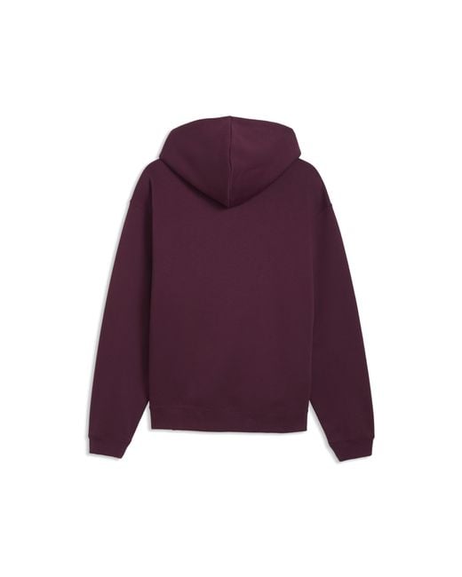 PUMA Purple Select Essentials Hoodie for men