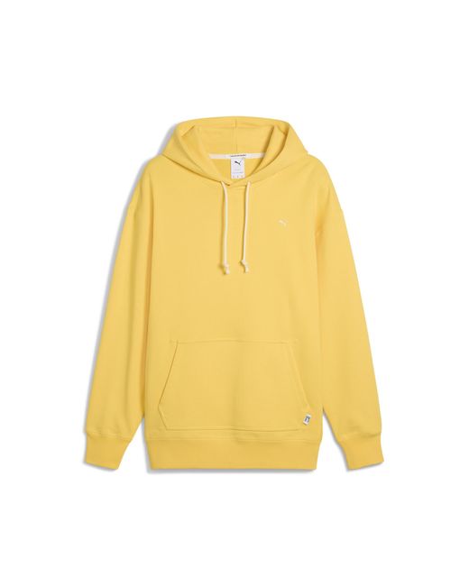 Felpa Con Cappuccio Mmq di PUMA in Yellow da Uomo