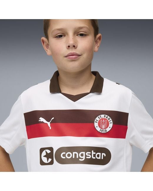 Camiseta Fc St. Pauli 2.ª Equipación 25/26 Juvenil PUMA de color Gray
