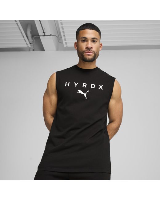 PUMA X HYROX Cut-Off Tanktop in Black für Herren