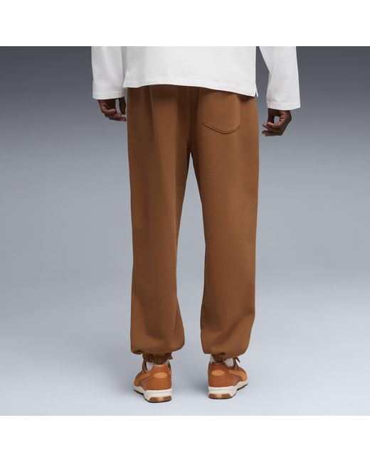 PUMA Brown Select Essentials Relaxed Sweatpants for men