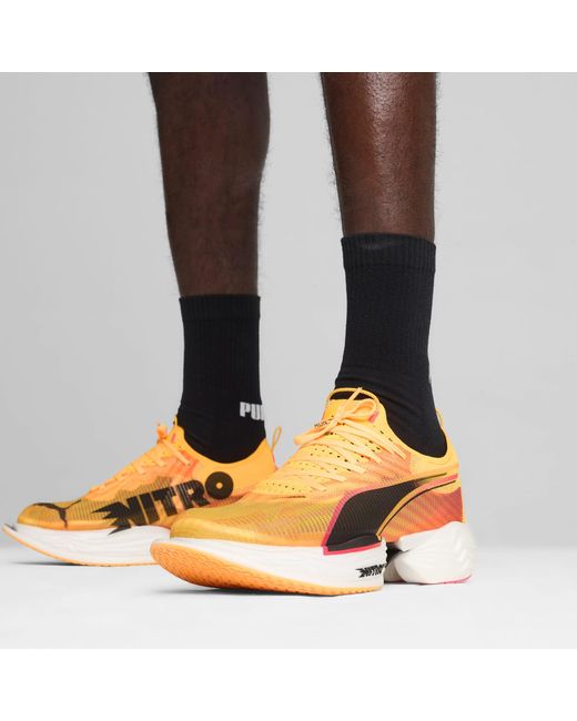 PUMA Orange Fast-R Nitroâ¢ Elite 2 Running Shoes for men