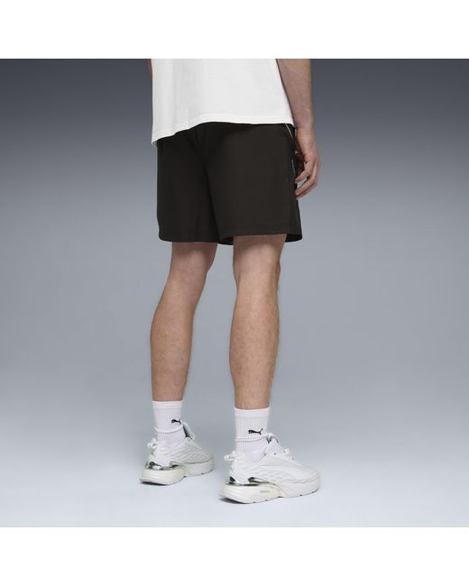PUMA Black Tech 6" Relaxed Shorts for men