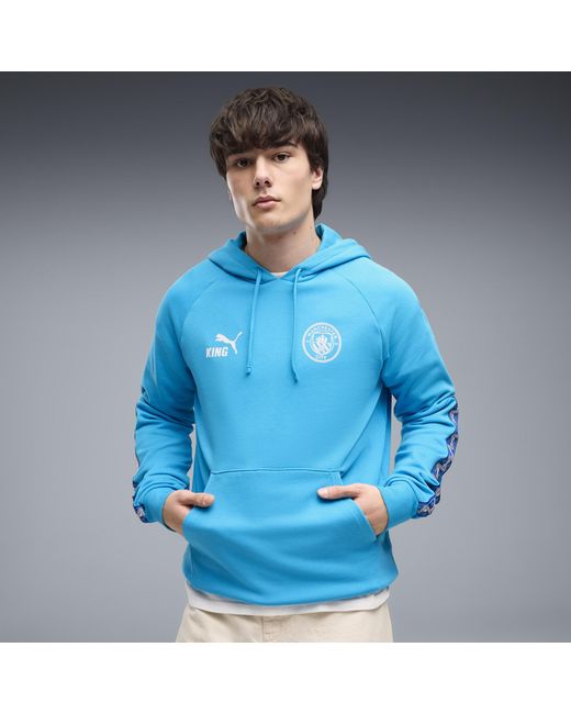 PUMA Blue Manchester City King Hoodie for men