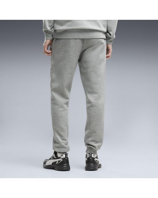 PUMA Gray Essentials Fleece Sweatpants for men