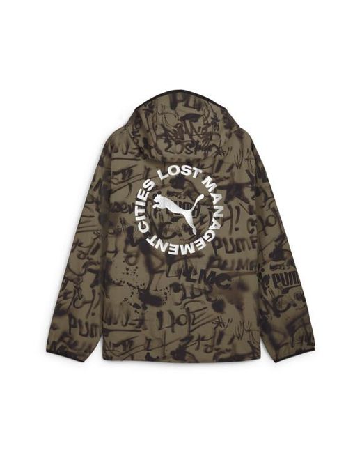 PUMA Brown X Lmc All-Over Print Jacket for men
