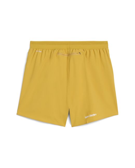 Shorts De Running X Saysky Para Hombre PUMA de hombre de color Yellow