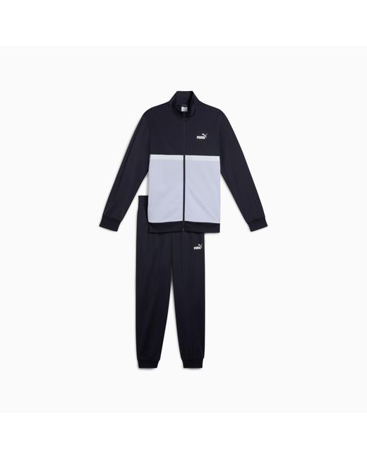 PUMA Poly Colourblock Trainingspak in het Blue voor heren