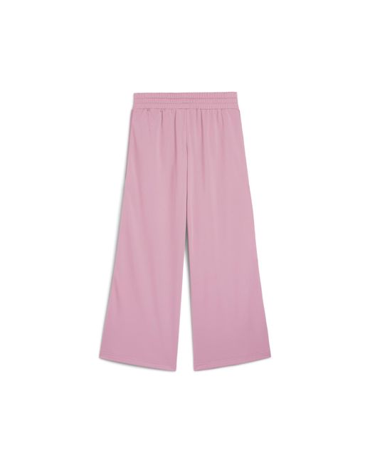 Pantaloni A Vita Bassa Wardrobe Essentials Da Donna, Abbigliamento, Poised Rosa di PUMA in Pink